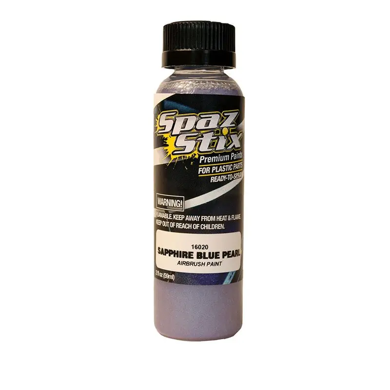 Spaz Stix Sapphire Blue Pearl Airbrush Paint, 2Oz, 16020 1
