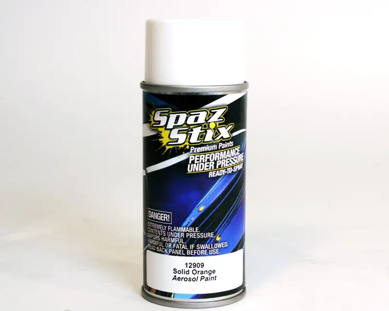 Spaz Stix Solid Orange Aerosol Paint, 12909 1