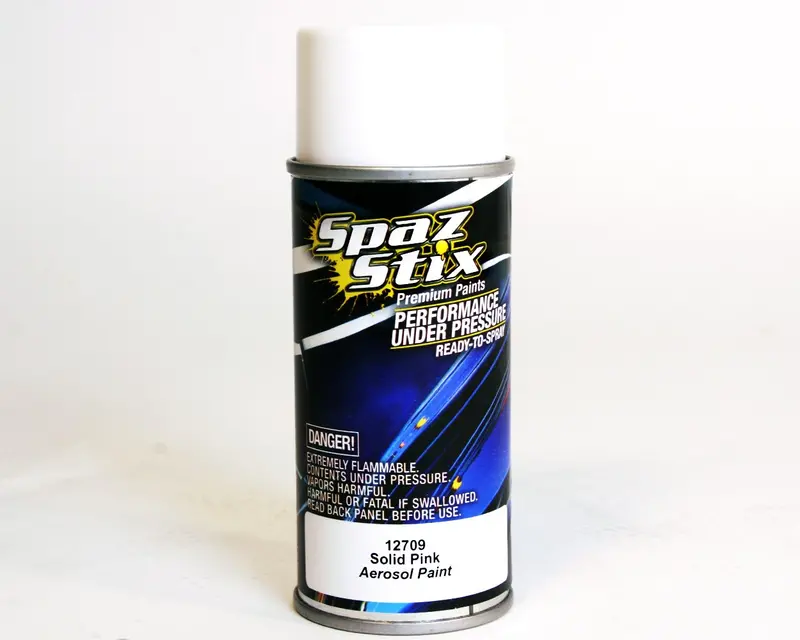 Spaz Stix Solid Pink Aerosol Paint, 12709 1