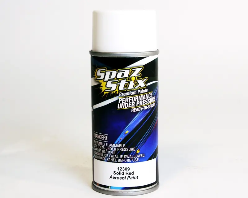 Spaz Stix Solid Red Aerosol Paint, 12309 1
