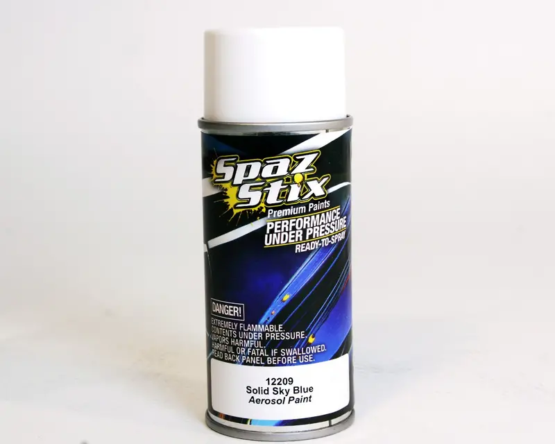 Spaz Stix Solid Sky Blue Aerosol Paint, 12209 1