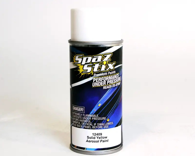 Spaz Stix Solid Yellow Aerosol Paint, 12409 1
