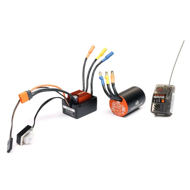 Spektrum Rc Smart Bl Esc / Motor / Rx Combo: 1/12 Losi Nascar, Spmxsemc25 1