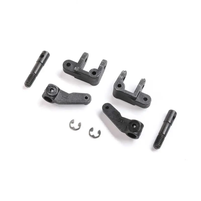 Spindle, Caster Block, Front Axle Set: Mini Jrx2 1