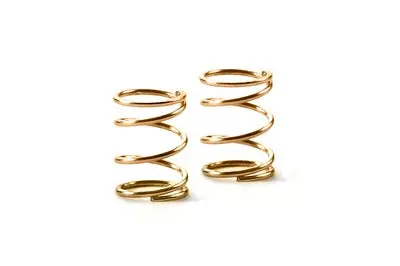 Spring 4.25 Coils 3.6X6x0.4Mm; C=1.5 - Gold (Soft) (2) 1