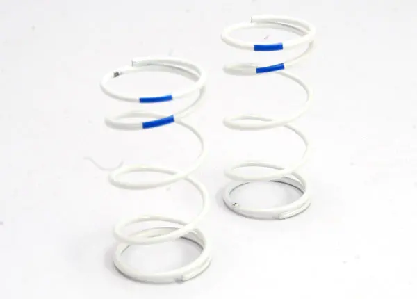 Spring, Shock (White) (Gtr) (1.6 Rate Blue) (1 Pair), Tra-5434 1