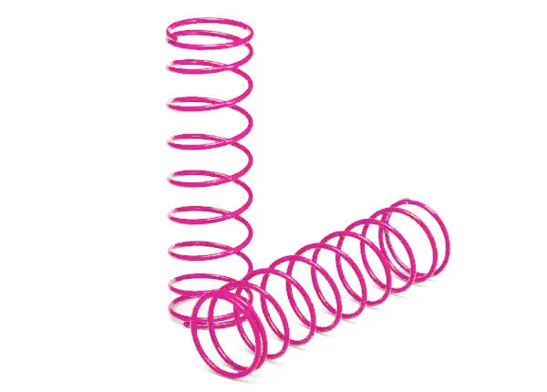 Springs, Rear (Pink) (2) Tra-3757P 1