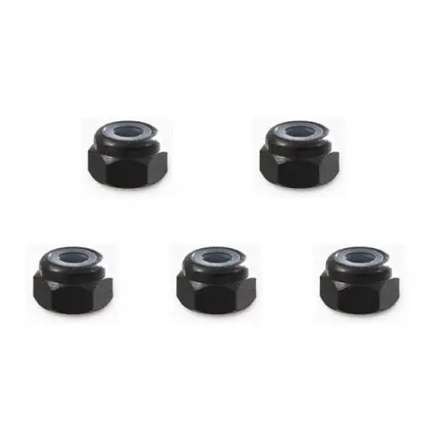 Square Rc 3Mm Nut, Aluminum, Black, Sge-13Bk 1