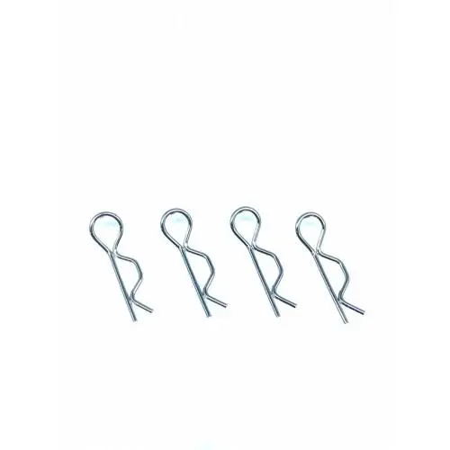 Square Rc Body Clips, 7Mm, Silver, Sgf-06S 1