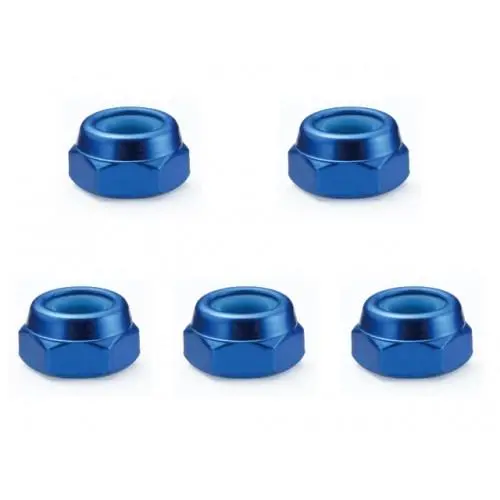 Square Rc Thin Aluminum Nut, 3Mm, Yokomo Blue, Sge-13Ubk 1