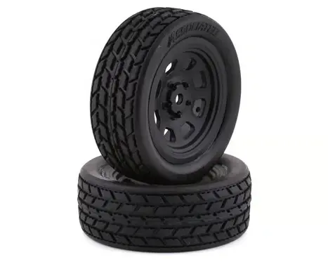 Sr10 Pre-Mounted Street Stock Tires W/Front Wheels (2), Asc-71194 1