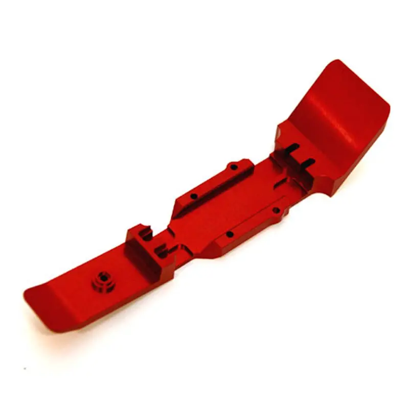 St Racing Concepts Cnc Mach Alum Hd Front+Middle Skid Plate Set, St5337fmr 1