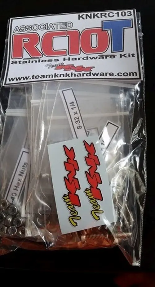 Stainless Hardware Kit For Original Rc10t, Knkrc1003 1
