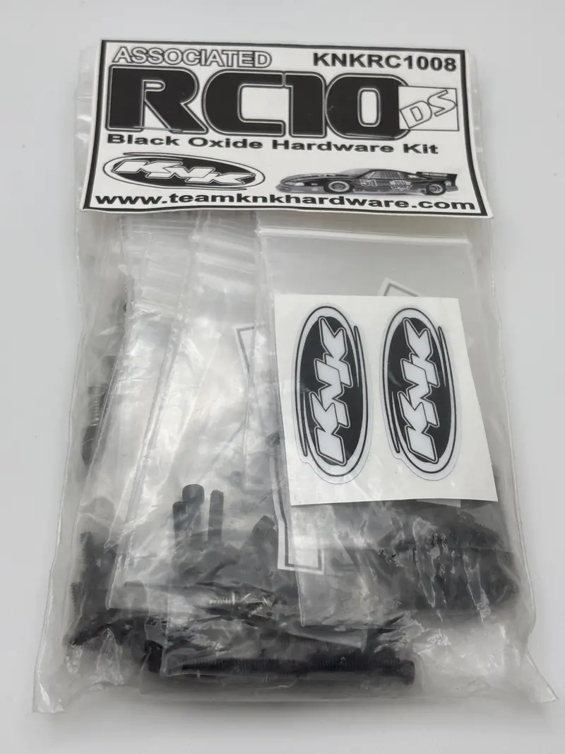 Stainless Hardware Kit For Rc10 Ds Black, Knkrc1008 1