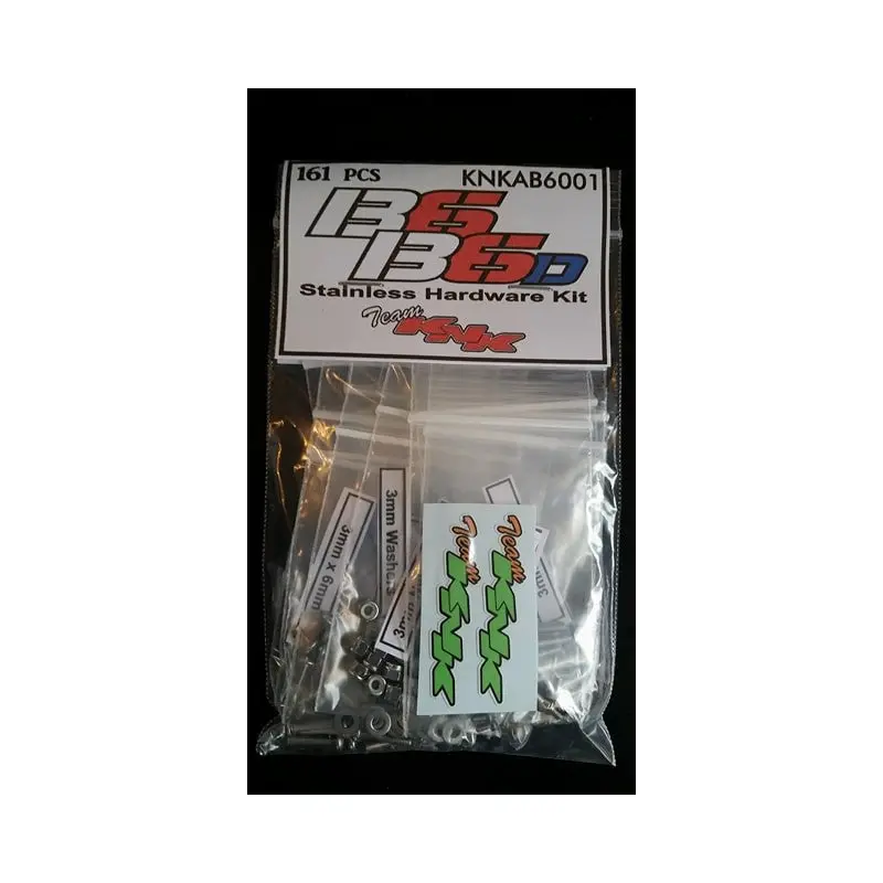 Stainless Hardware Kit For The Associated B6/B6d, Knkab6001 1