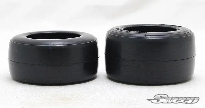 Sweep Racing F-1 Tires, Green Compound, Pre-Mount, 4Pc, 6303 1