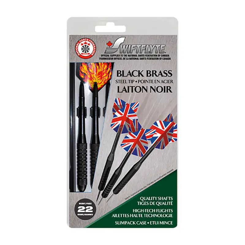 Swiftflyte Black Steel Tip Darts 1