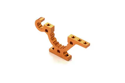 T4 Alu Lower Adj. Bulkhead - Front R / Rear L - Orange --- Replaced With #302762-O 1