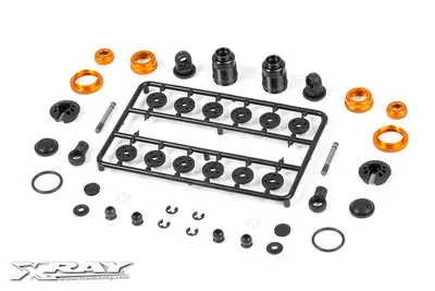 T4 Alu Shock Absorber-Set - Orange (2) 1