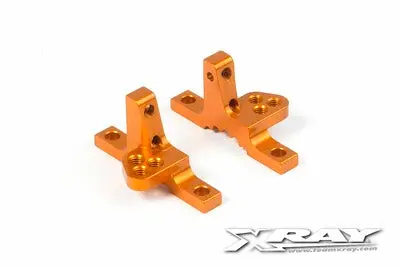 T4 Alu Upper Clamp With Adj. Roll-Center (L+R) - Orange 1