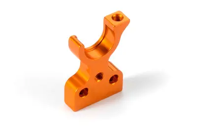 T4'18 Alu Layshaft Bulkhead Right - Orange 1