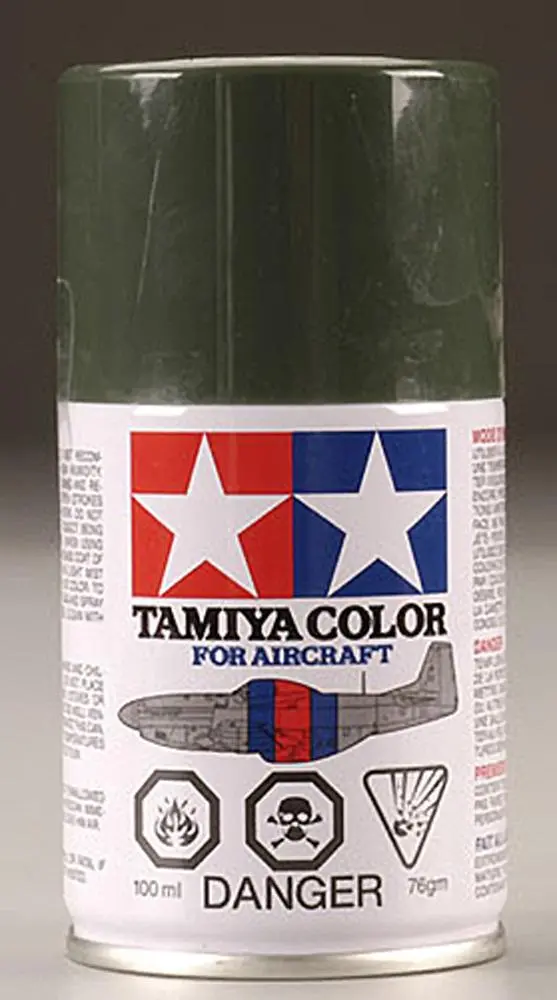 Tamiya As-24 Lacquer Spray Paint, Dark Green, 86524 1