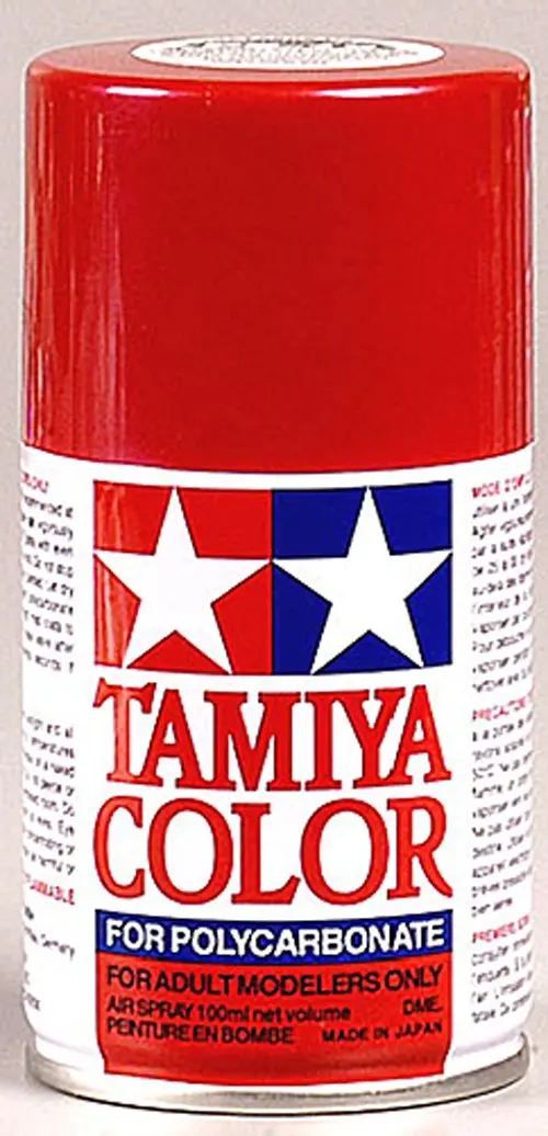 Tamiya Ps-15 Polycarb Spray Paint, Metal Red, 86015 1