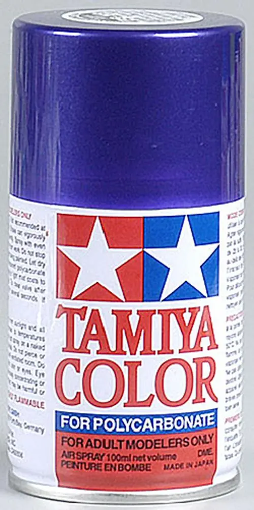 Tamiya Ps-18 Polycarb Spray Paint, Metallic Purple, 86018 1