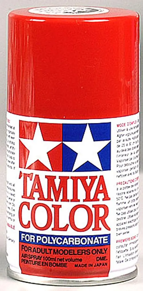 Tamiya Ps-2 Polycarb Spray Paint, Red, 86002 1