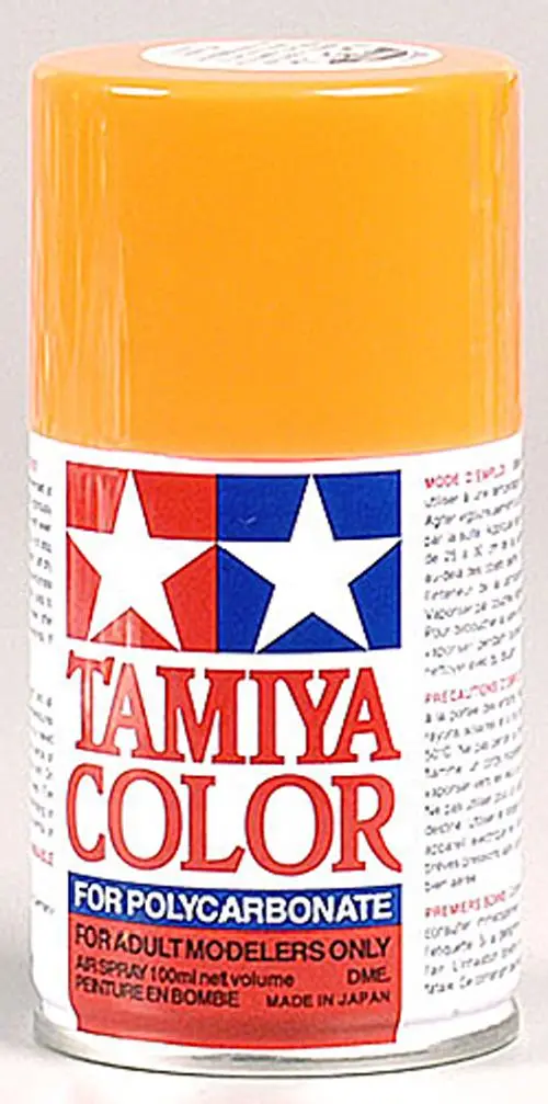 Tamiya Ps-24 Polycarb Spray Paint, Fluorescent Orange, 86024 1