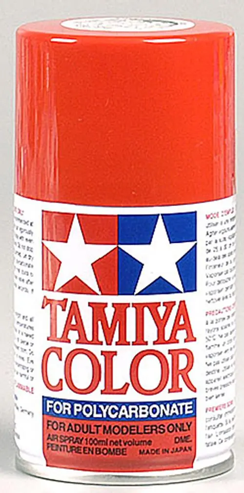 Tamiya Ps-34 Polycarb Spray Paint, Bright Red, 86034 1