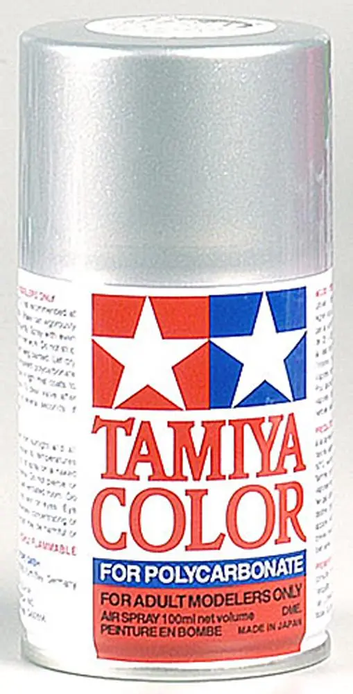 Tamiya Ps-41 Polycarb Spray Paint, Bright Silver, 86041 1