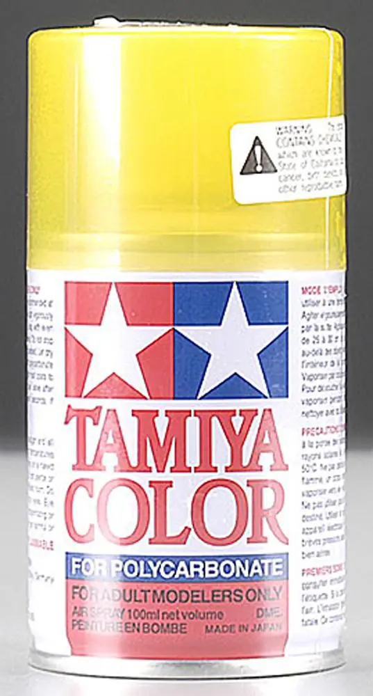 Tamiya Ps-42 Polycarb Spray Paint, Translucent Yellow, 86042 1