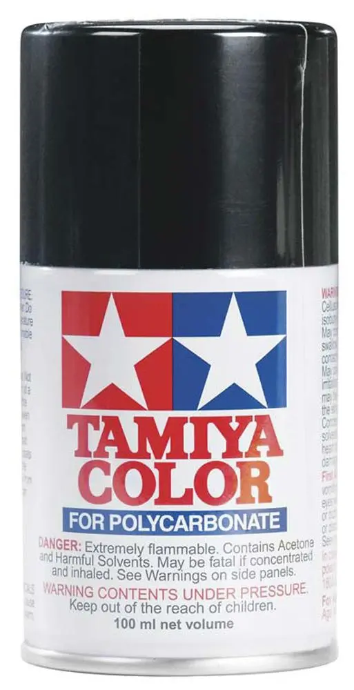 Tamiya Ps-5 Polycarb Spray Paint, Black, 86005 1