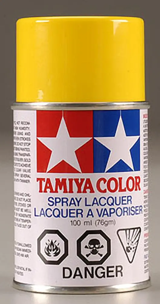 Tamiya Ps-6 Polycarb Spray Paint, Yellow, 86006 1