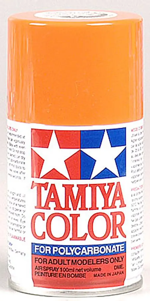Tamiya Ps-7 Polycarb Spray Paint, Orange, 86007 1