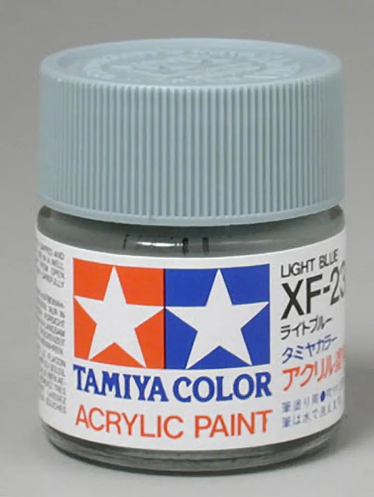 Tamiya Xf-23 Acrylic Paint, Light Blue, 3/4 Oz, 81323 1