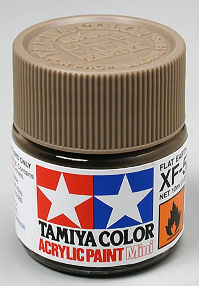 Tamiya Xf-52 Acrylic Paint, Flat Earth, Mini 1/3 Oz, 81752 1