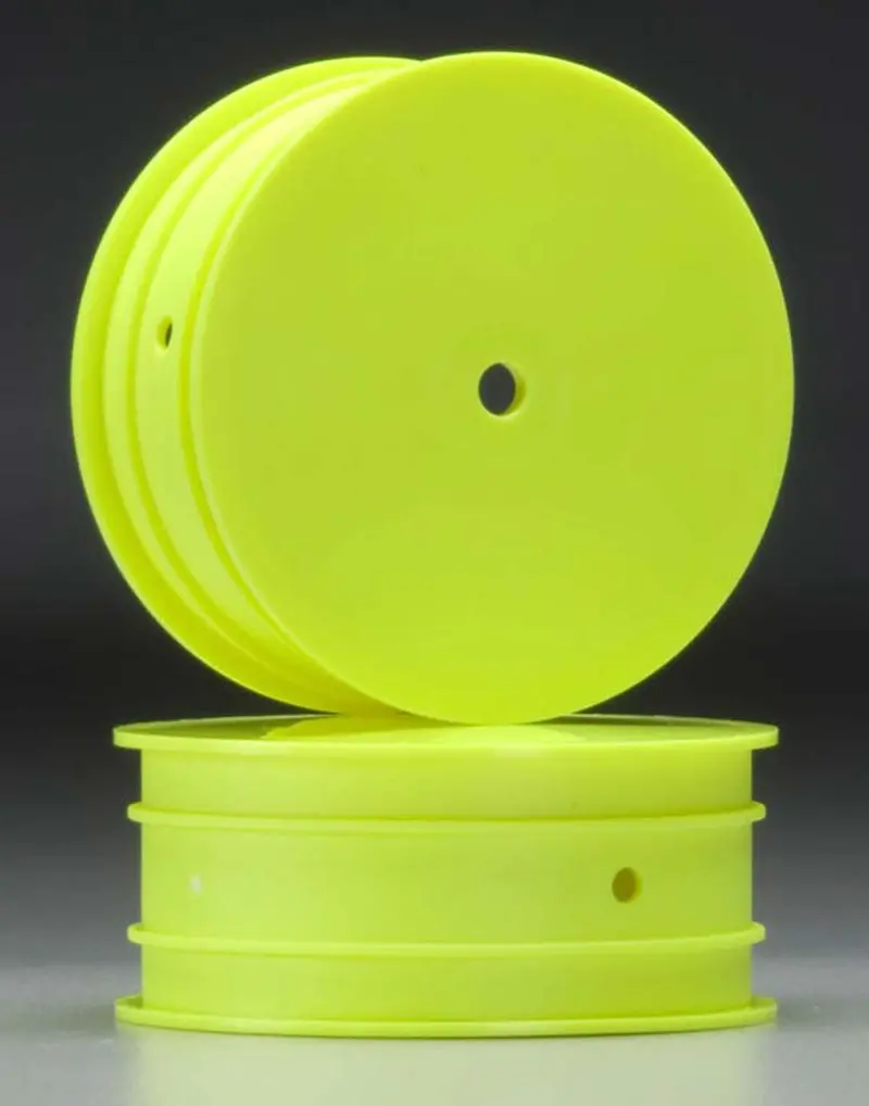 Team Associated B44 2.2" Wheels, Front, Yellow, 9768 1