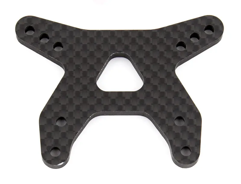 Team Associated B6.1 Front Shock Tower, Gull-Wing, Graphite, 91768 1