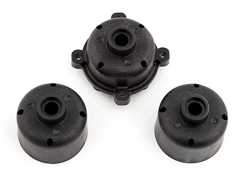 Team Associated B64 Front, Center, Rear Diff Cases, 92080 1