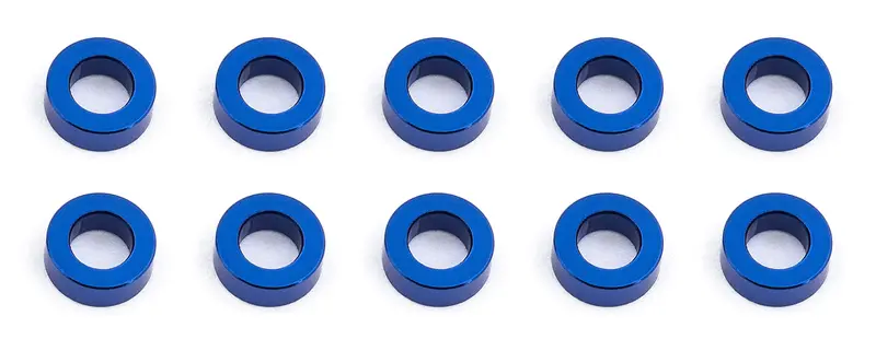 Team Associated Ballstud Washers, 5.5X2.0Mm, Blue Aluminum, 31383 1