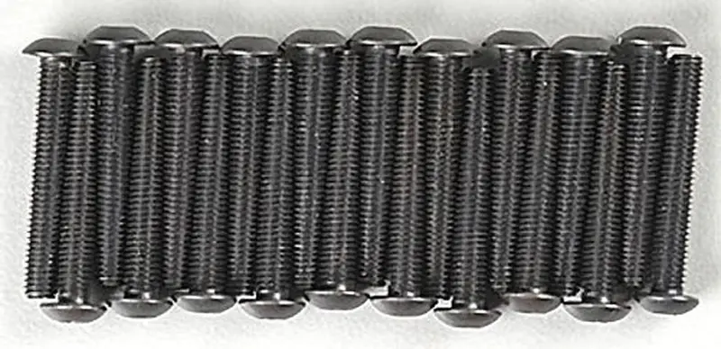 Team Associated Button Head Hex Screws - M3x20mm, 25188 1