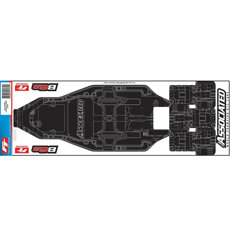 Team Associated Chassis Protector, Printed, B6.2, 91870 1
