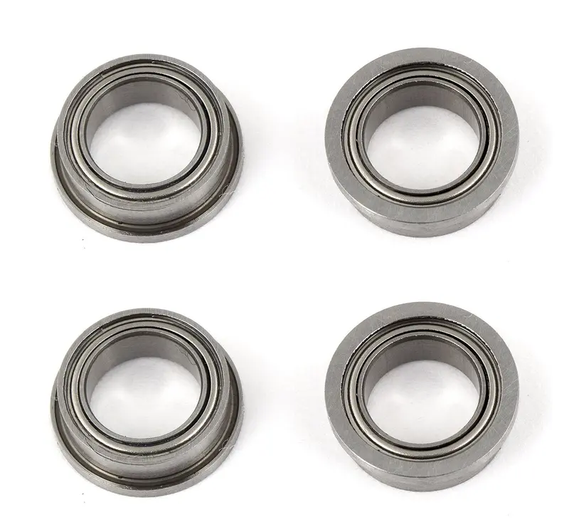 Team Associated Flanged Bearings, .250 X .375 X .125 In, 8681 1