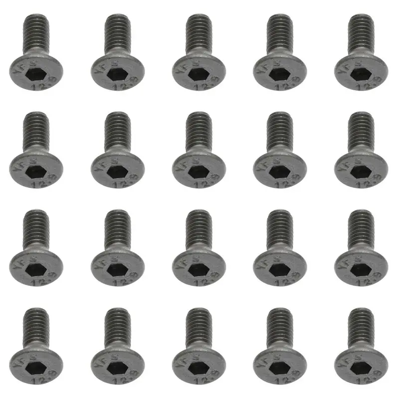 Team Associated Flat Head Hex Screw M3x8mm, 25201 1