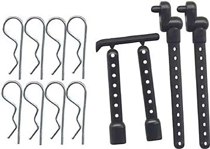 Team Associated Front/Rear Body Posts & Clips, 2230 1