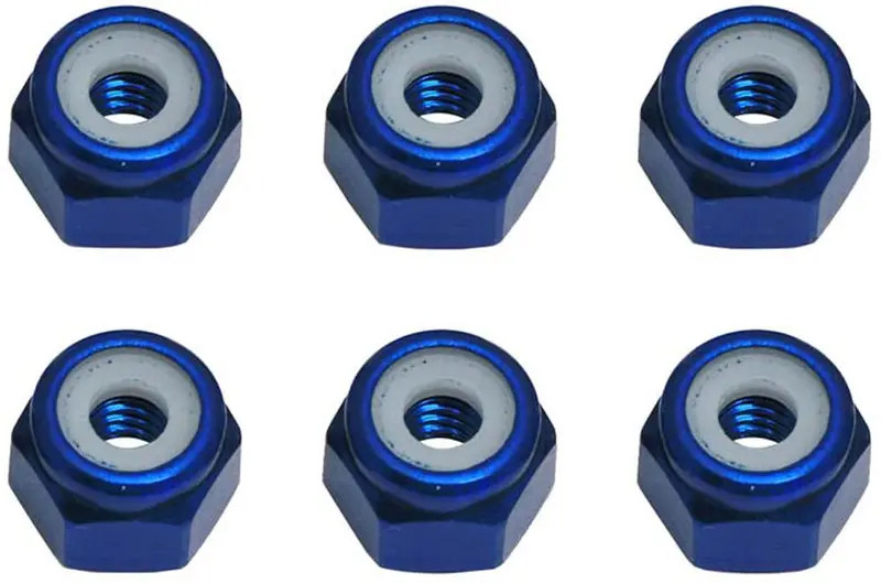 Team Associated Ft Aluminum Locknuts - 8-32, 6943 1
