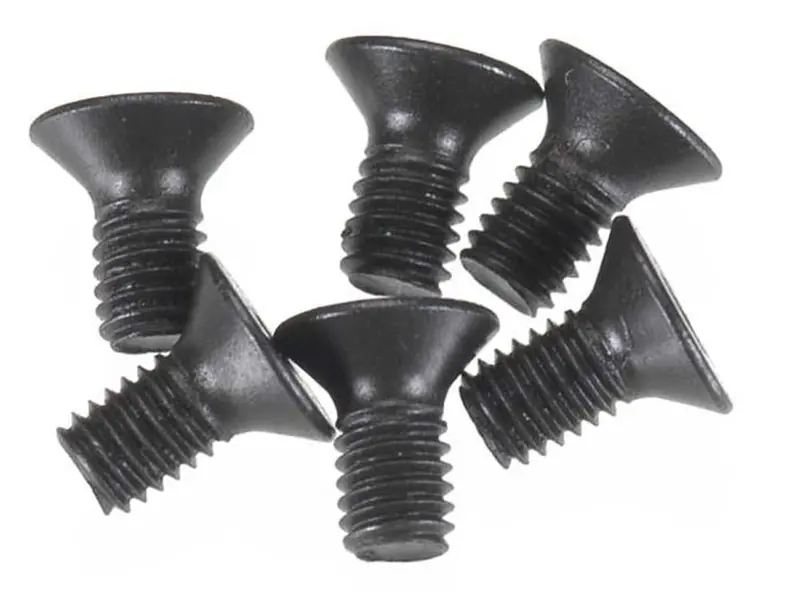 Team Associated Ft Flat Head Cap Screws - M3x0.5X6, 31541 1