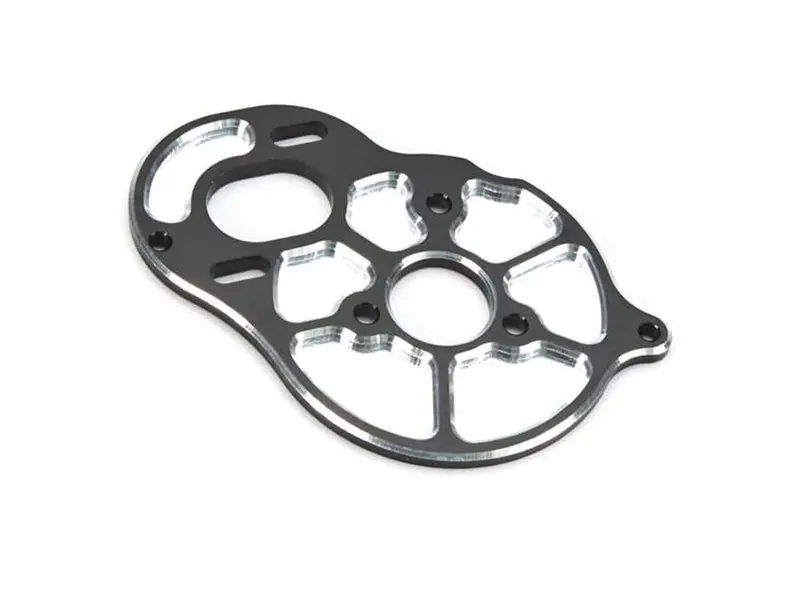 Team Associated Ft Milled Motor Plate - Black, 91546 1